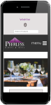 Peerless Website on Mobile Phone