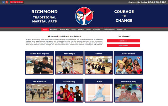 Richmond Traditional Martial Arts RTMA Website