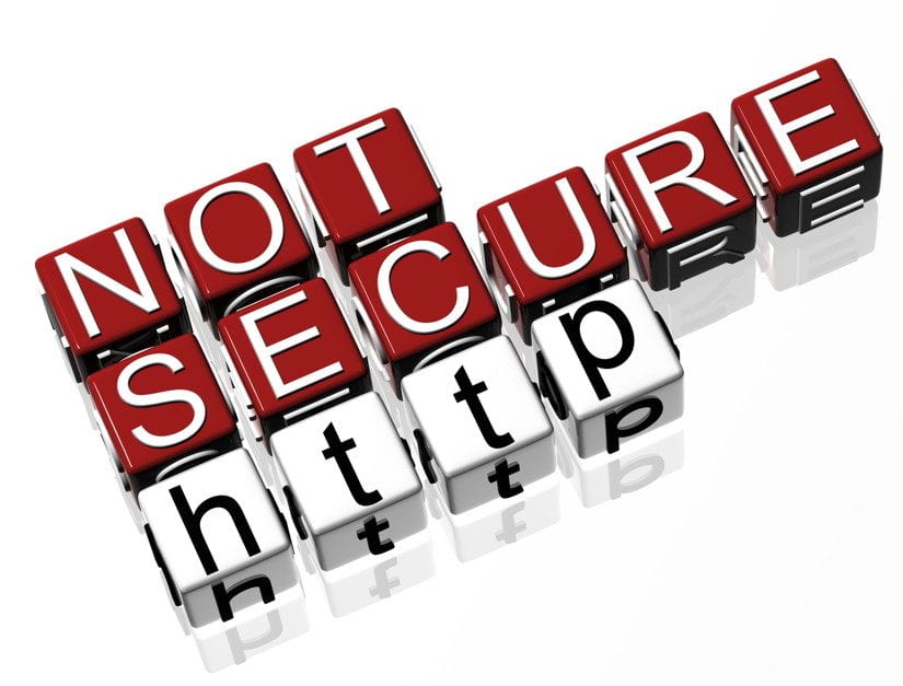Not Secure in Browsers
